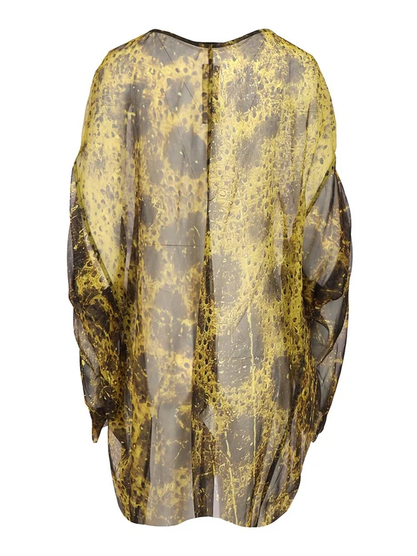 Printed Chiffon Silk Tunic Top - Image 2