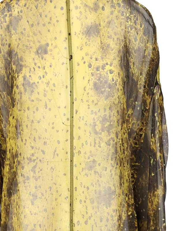 Printed Chiffon Silk Tunic Top - Image 4