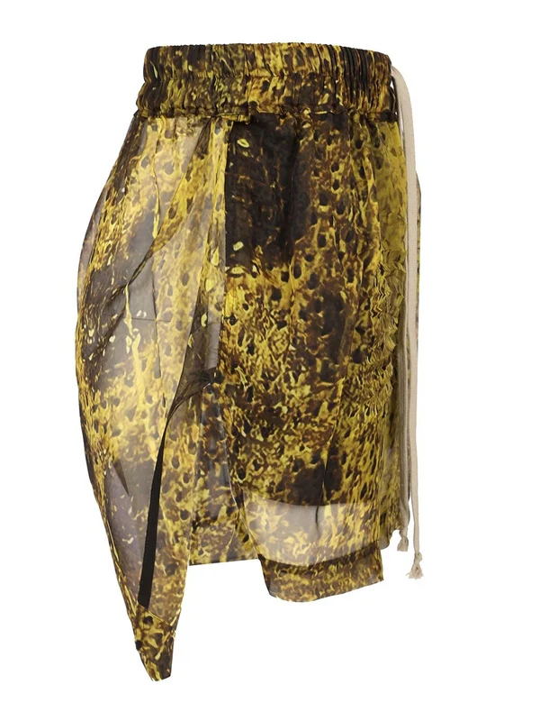Drawstring Printed Boxer Shorts - Image 3
