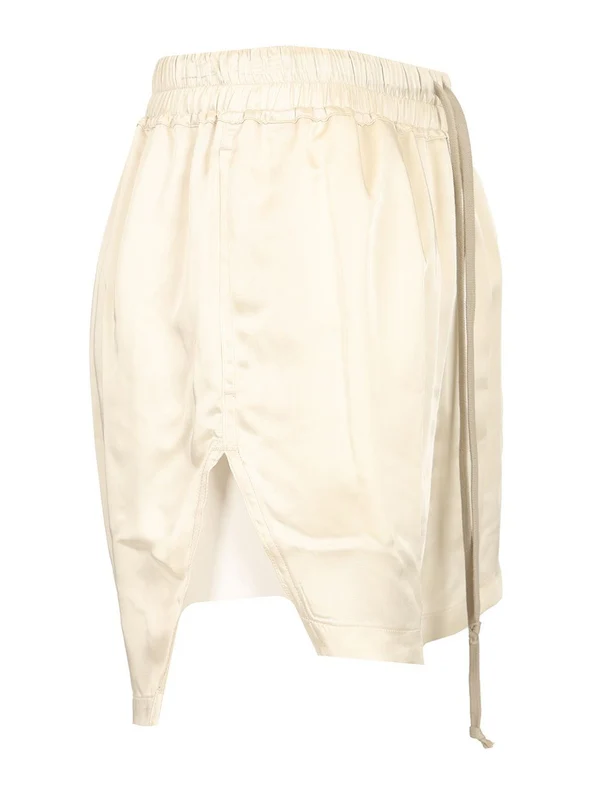 Drawstring Cotton Shorts - Image 3