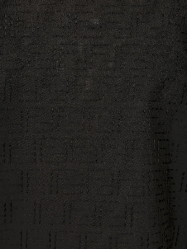 FF Jacquard Linen Short-sleeve Shirt - Image 5