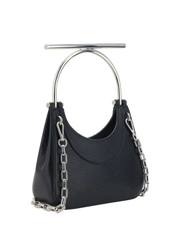Metal Logo Handle Mini Crossbody Bag - Image 3