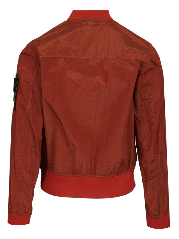 Wappen Patch Nylon Metal Bomber Jacket - Image 2