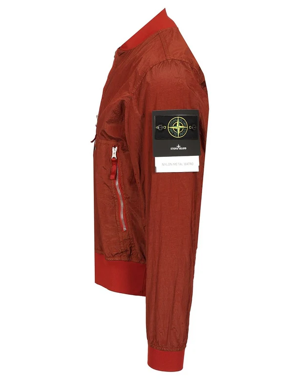 Wappen Patch Nylon Metal Bomber Jacket - Image 3