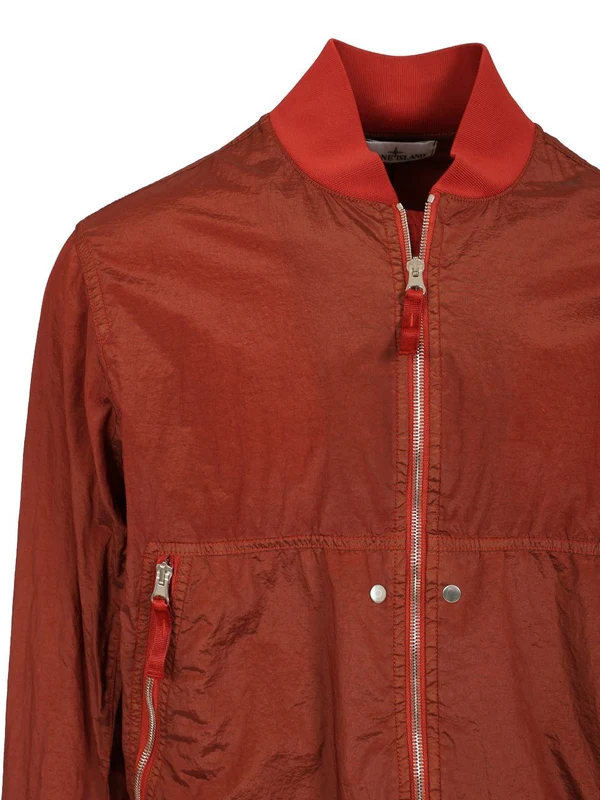 Wappen Patch Nylon Metal Bomber Jacket - Image 4