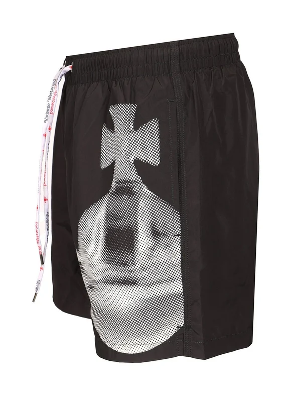 PIXEL ORB Logo Swim Shorts - Image 3