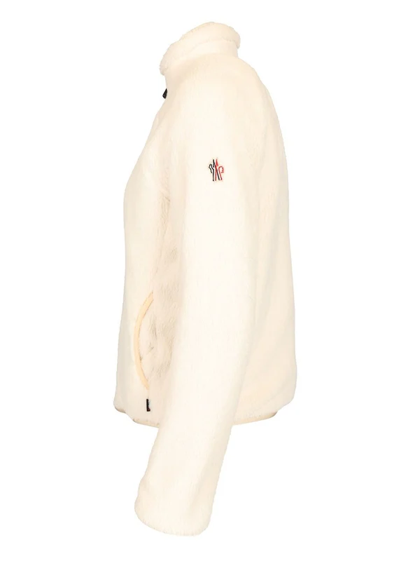 Teddy Logo Patch Zip-up Jacket - Image 4