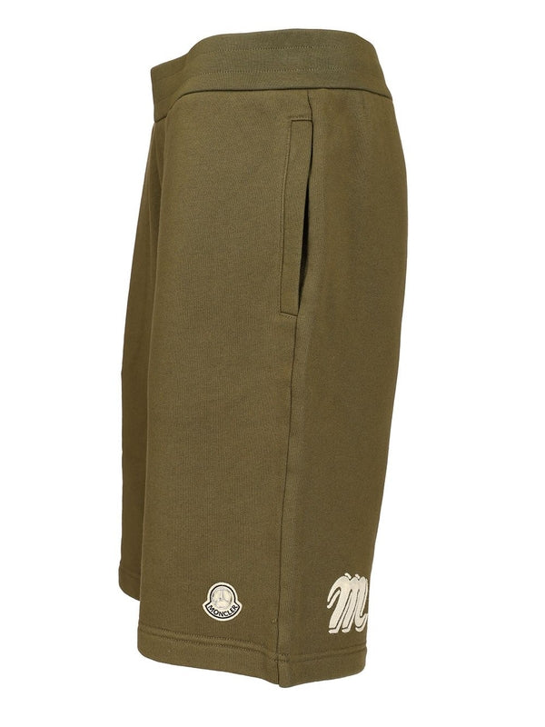 MERCEDES-BENZ Logo Patch Cotton Shorts - Image 3