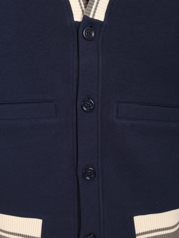 MERCEDES-BENZ Logo Patch V-neck Cardigan - Image 5