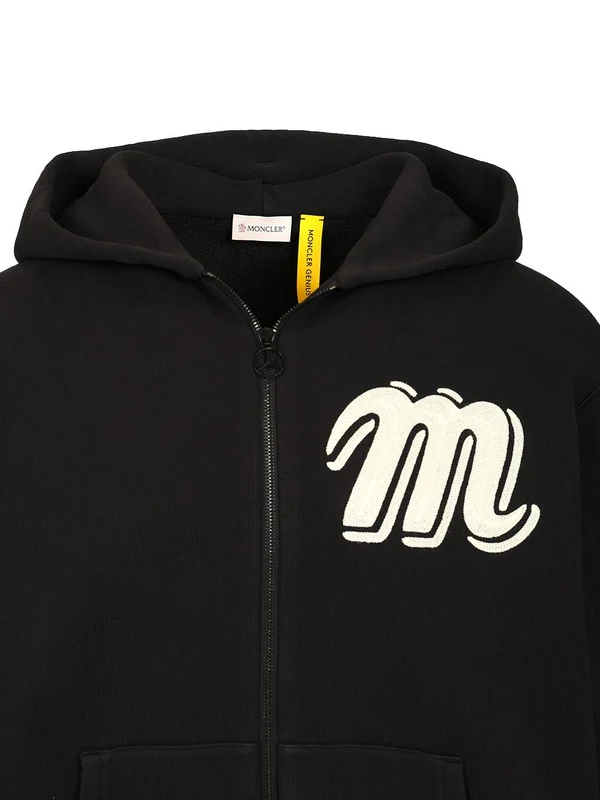 MERCEDES-BENZ Logo Patch Zip-up Hoodie - Image 4