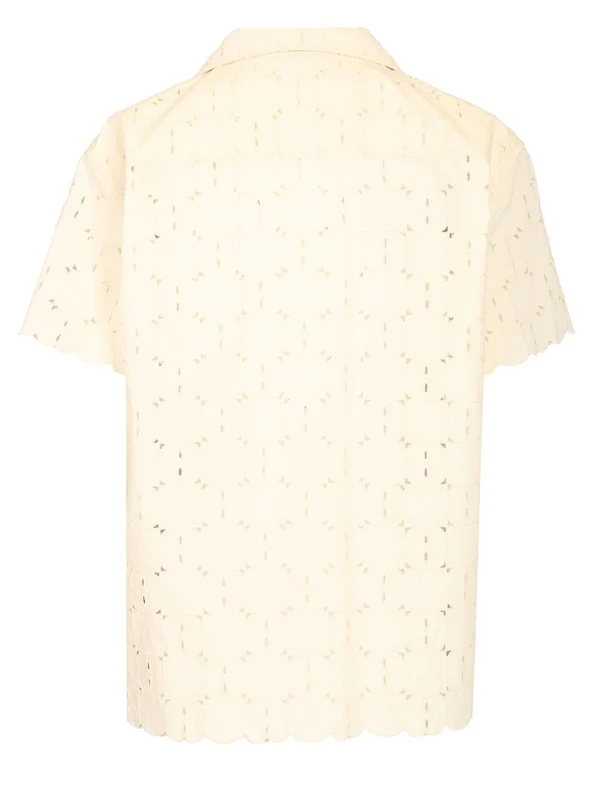 SANGALLO Lace Short-sleeve Shirt - Image 2