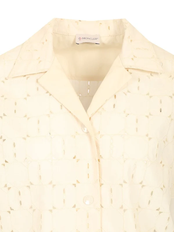 SANGALLO Lace Short-sleeve Shirt - Image 3