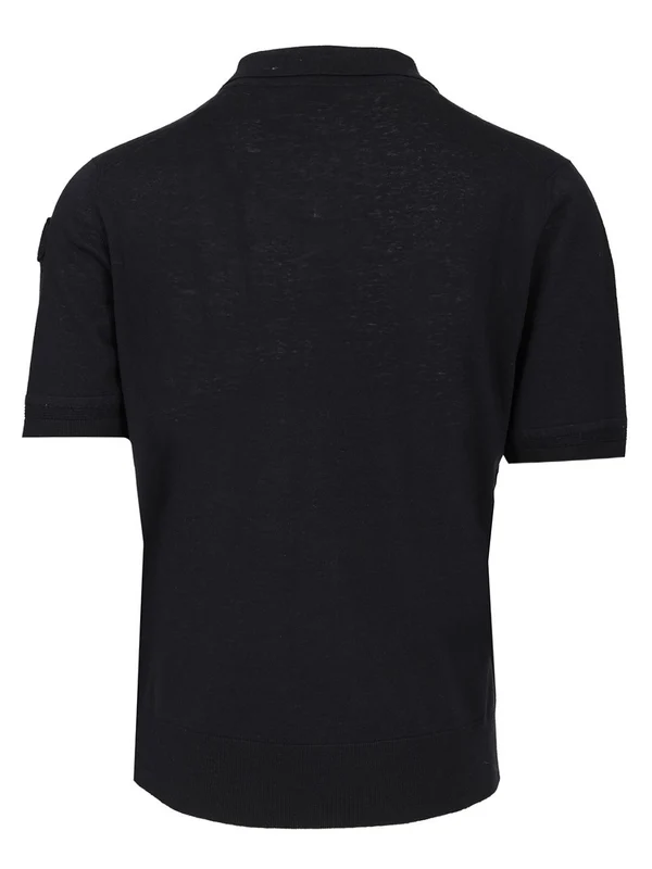 Silk Linen Polo Shirt - Image 2