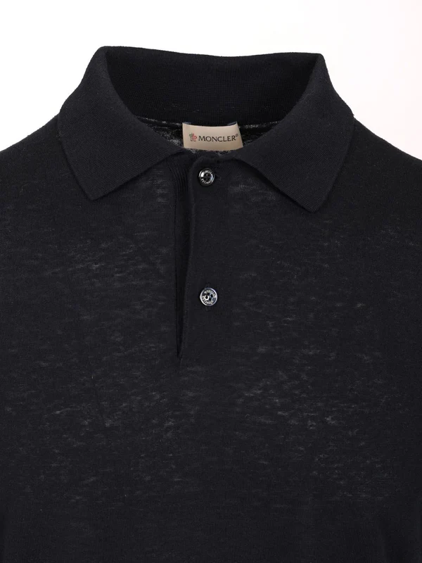 Silk Linen Polo Shirt - Image 3