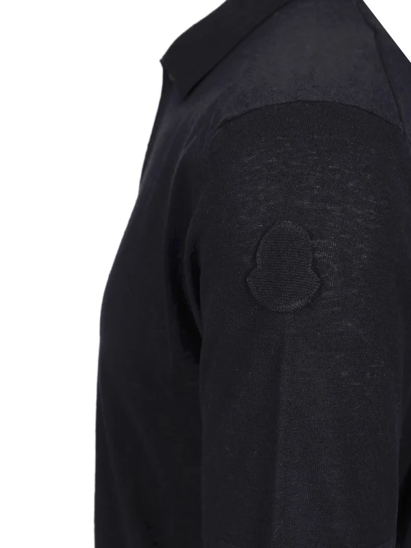 Silk Linen Polo Shirt - Image 4