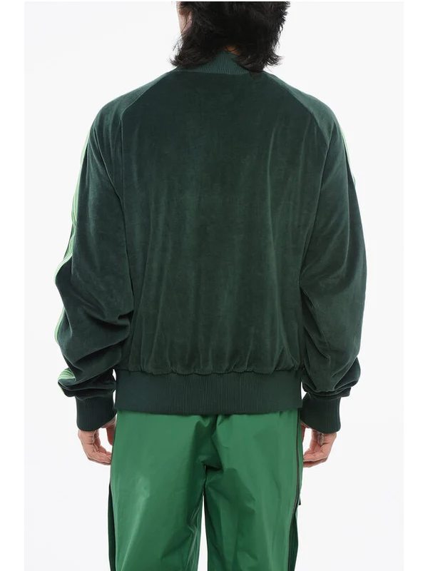 Logo Embroidery Cotton Bomber Jacket - Image 2