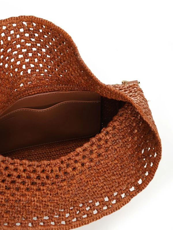 OLA Small Raffia Shoulder Bag - Image 4