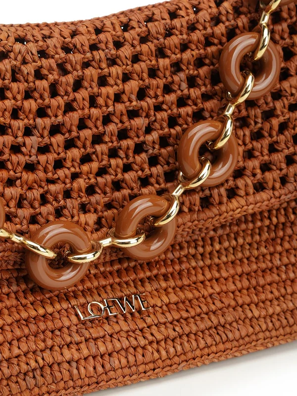 OLA Small Raffia Shoulder Bag - Image 5