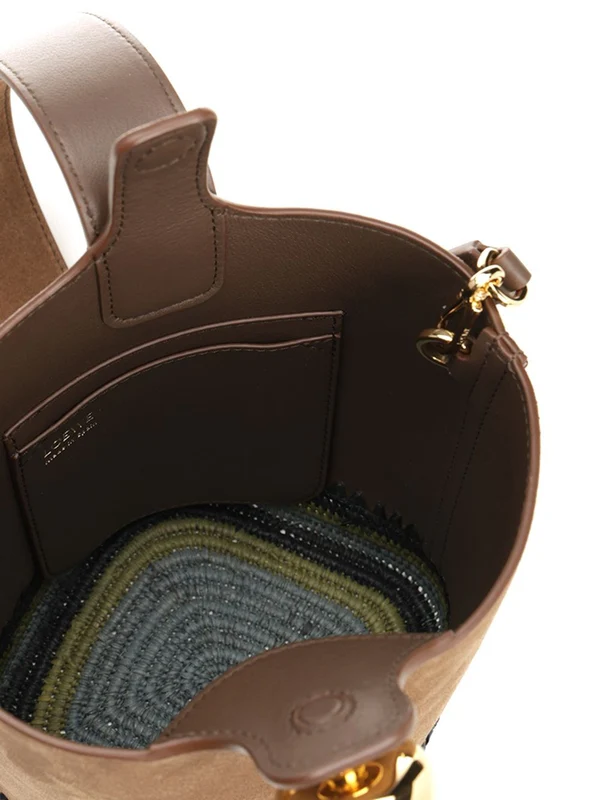 Pebble Mini Leather Bucket Bag - Image 4
