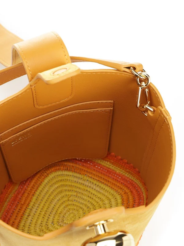 Pebble Mini Leather Bucket Bag - Image 4