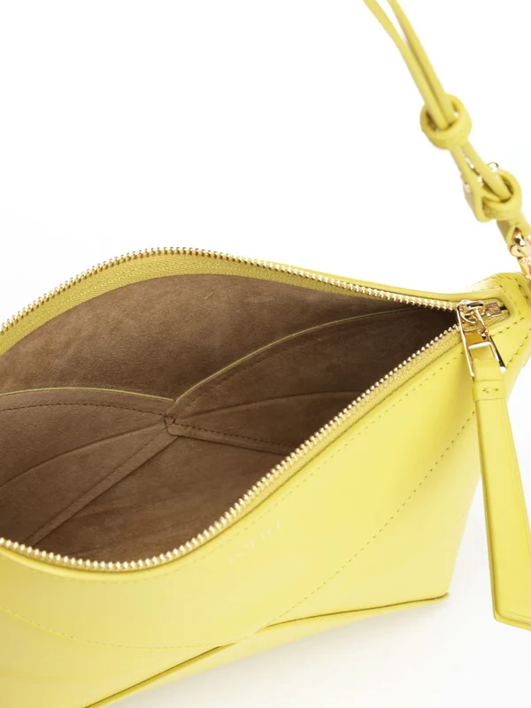 Puzzle Fold Leather Shoulder Bag - Image 4