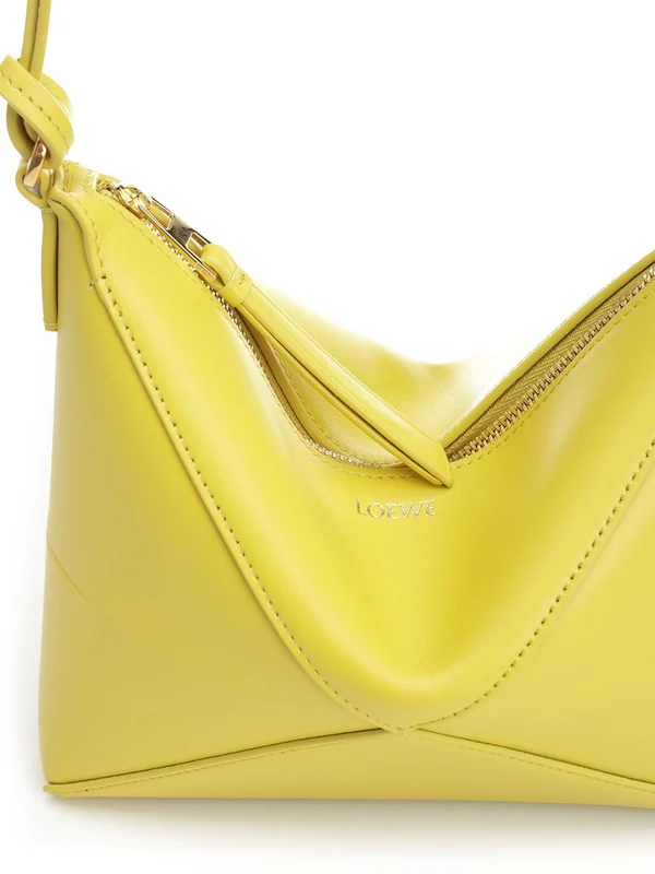Puzzle Fold Leather Shoulder Bag - Image 5