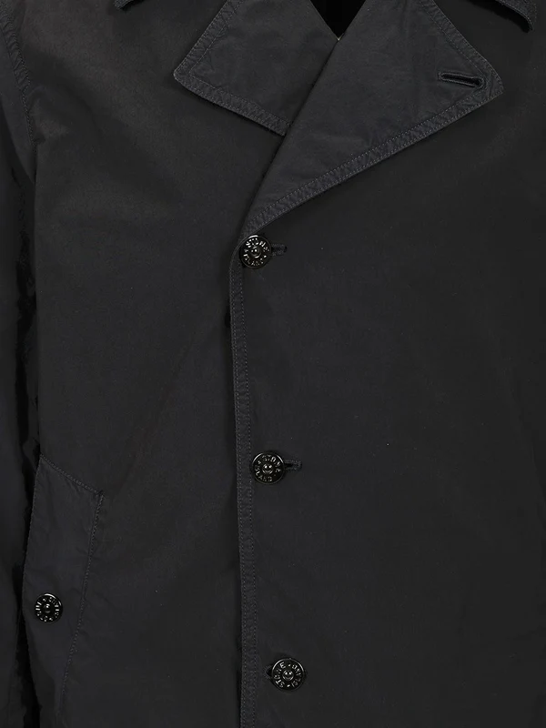 Wappen Patch Short Trench Coat - Image 4
