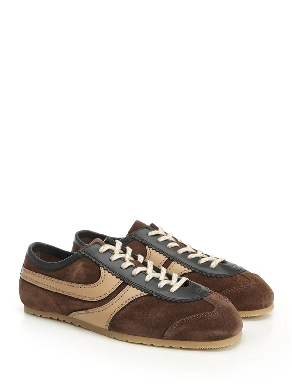 Suede Low-Top Sneakers - Image 2