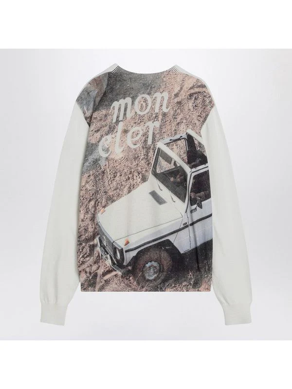 MERCEDES-BENZ Logo Patch Crewneck Knit - Image 2