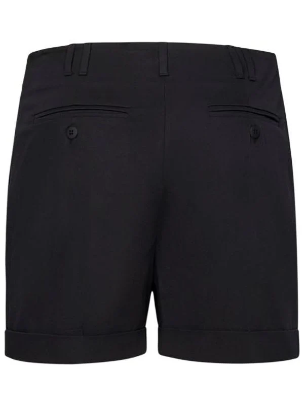 Pintuck Detail Cotton Shorts - Image 2