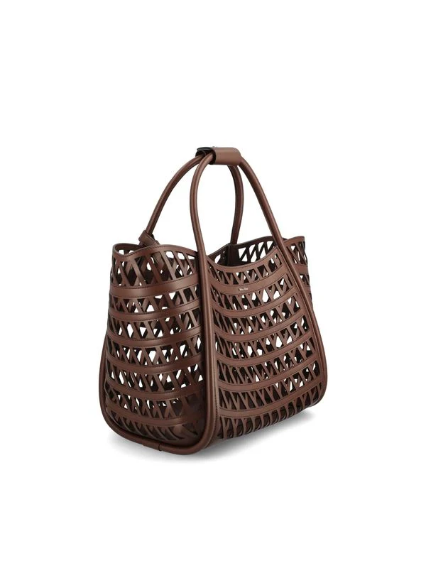 Marine Woven Small Tote Bag - Image 3