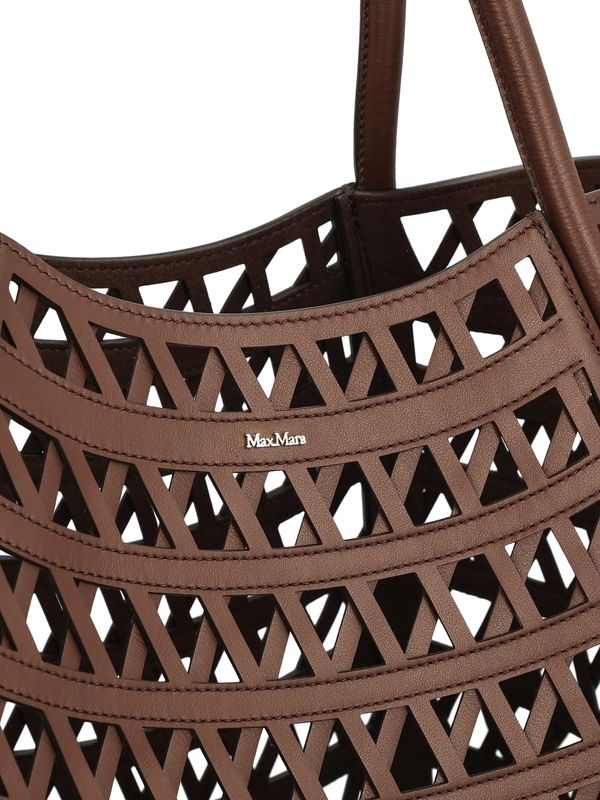 Marine Woven Small Tote Bag - Image 4