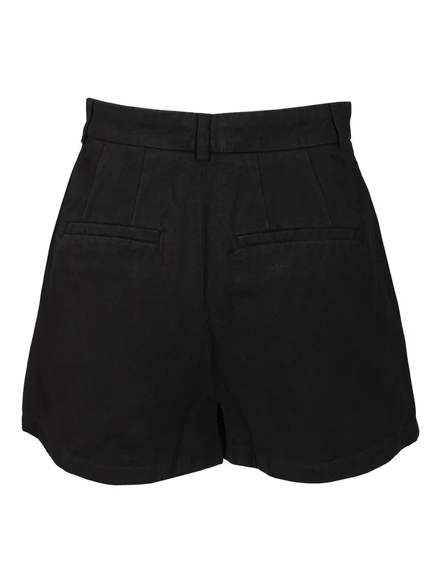 High-Waisted Pleated Shorts - Image 2