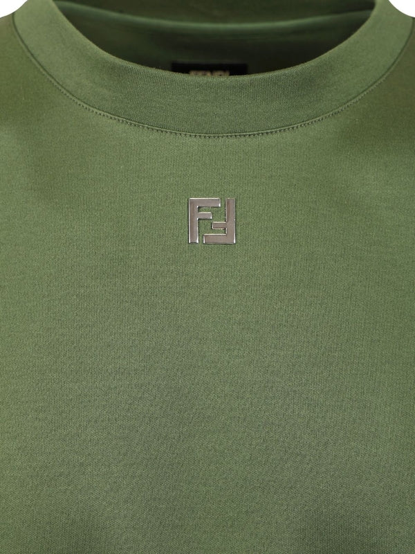FENDI ROMA Embroidered Short-Sleeve T-Shirt - Image 3