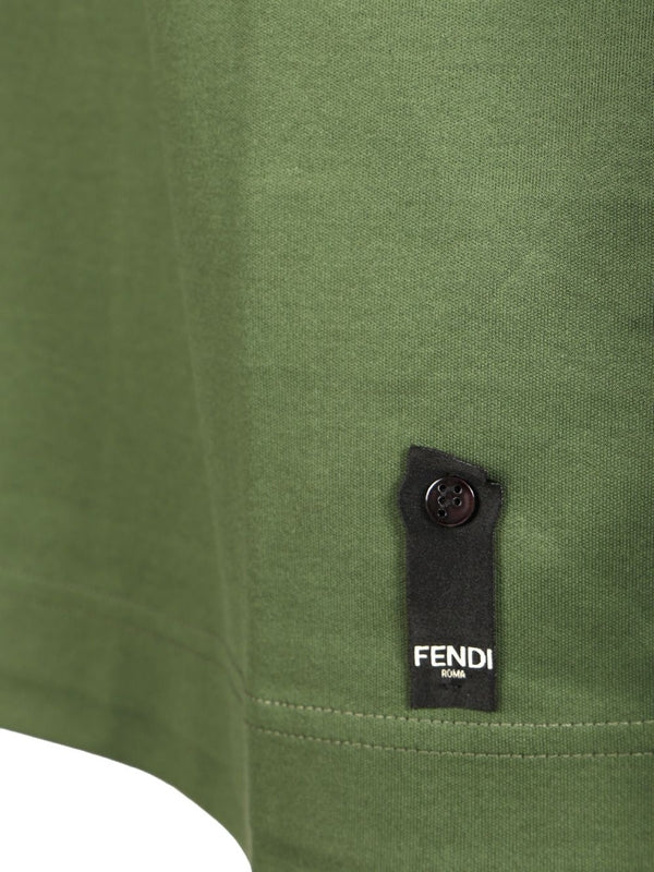 FENDI ROMA Embroidered Short-Sleeve T-Shirt - Image 4