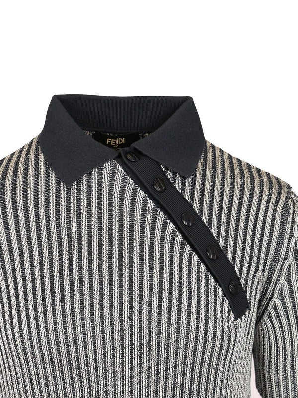 VANISE Knit Polo Shirt - Image 4