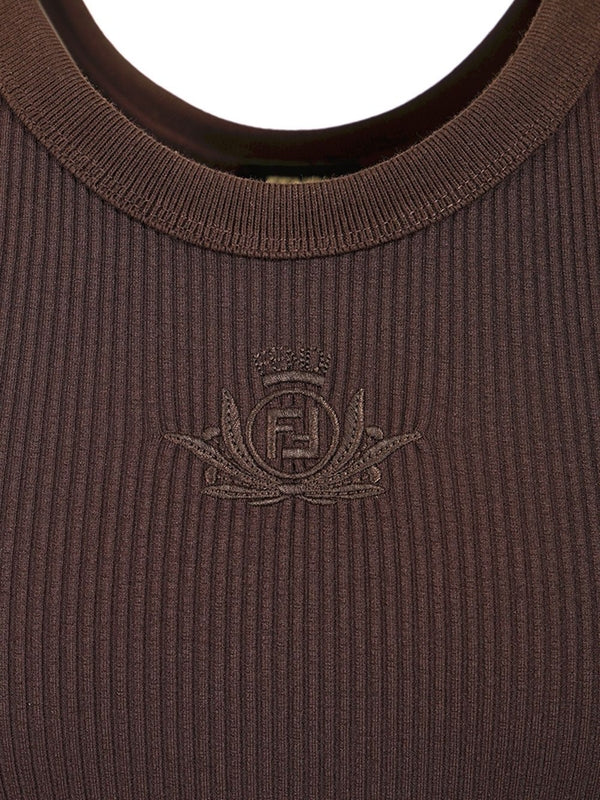 FF CLUB Ribbed Jersey Sleeveless Top - Image 4
