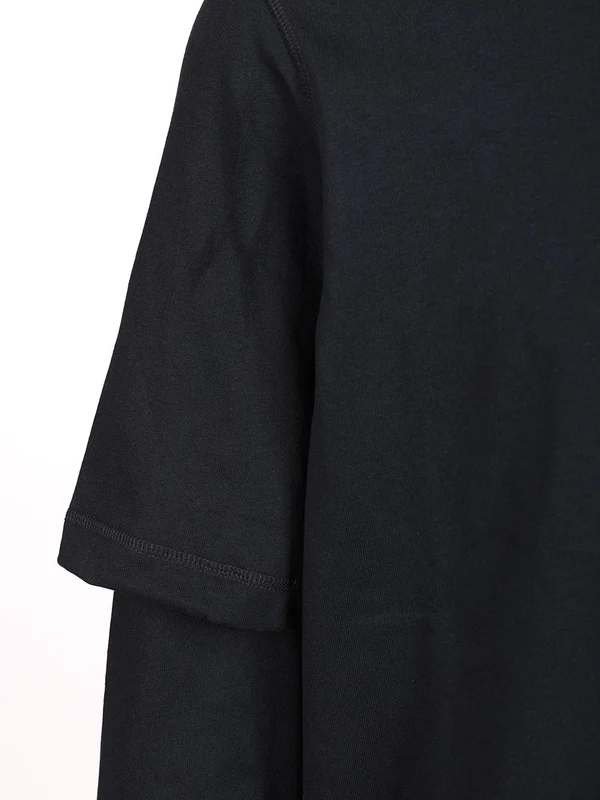 Logo Printed Layered Long-Sleeve Top - Image 4