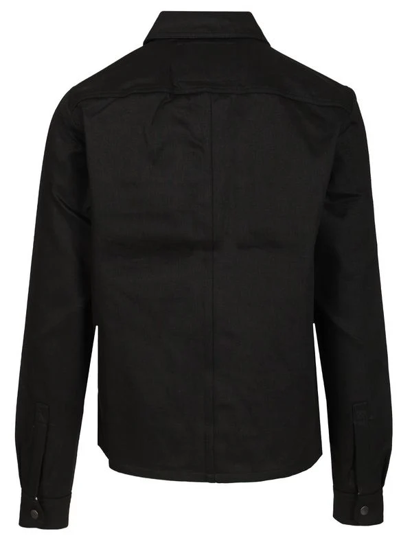 Cropped Denim Shirt Jacket - Image 2