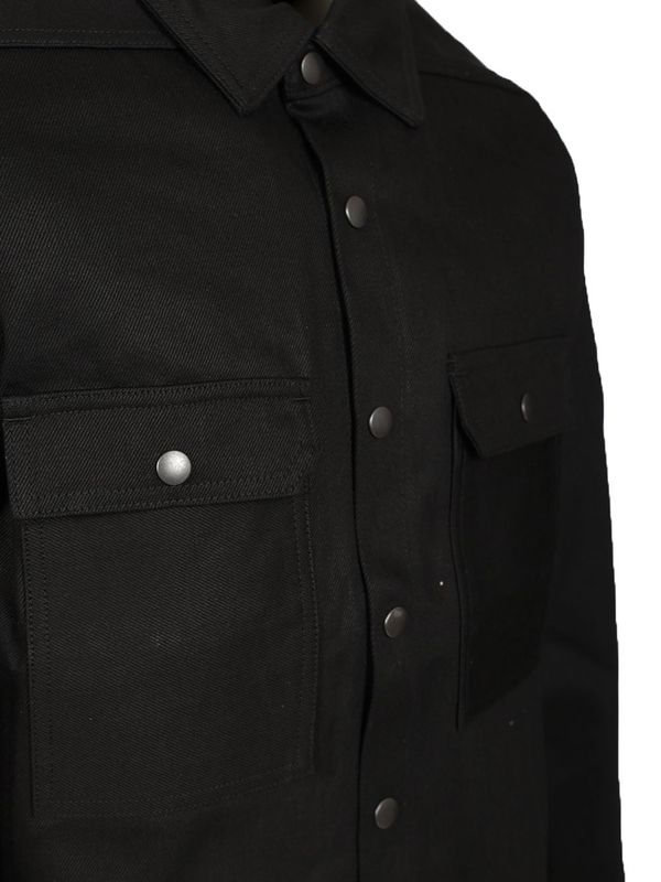 Cropped Denim Shirt Jacket - Image 5
