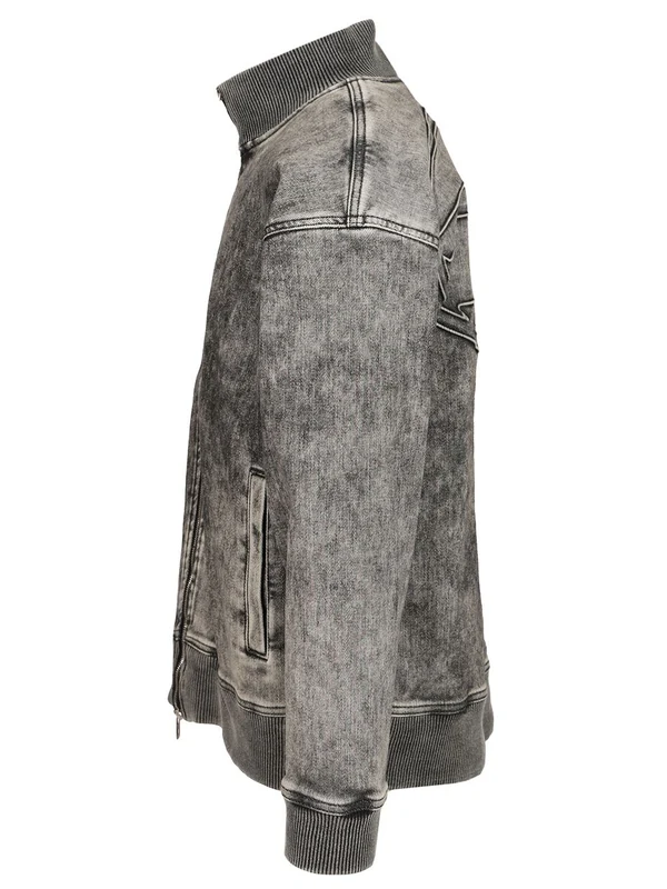 D-CARLY Zip-Up Denim Jacket - Image 3