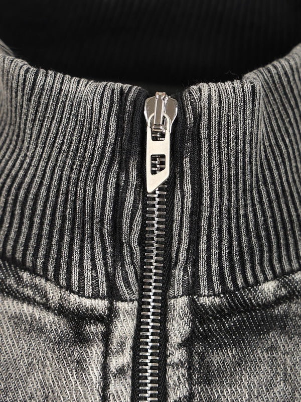 D-CARLY Zip-Up Denim Jacket - Image 4