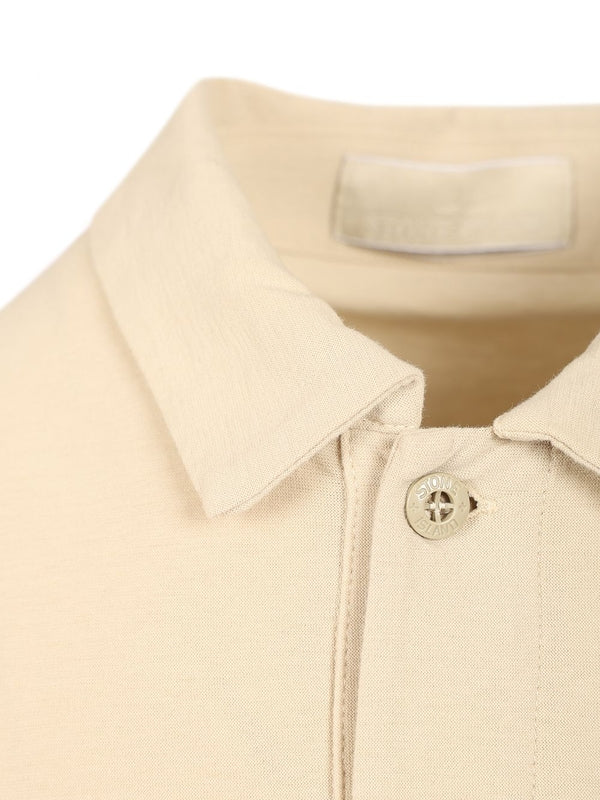 Logo Patch Cotton Polo Shirt - Image 4