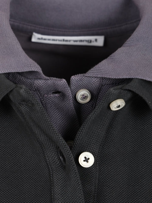 Layered Shrunken Polo Shirt - Image 3