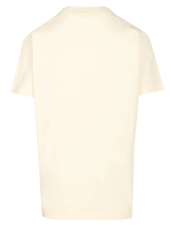 Crochet Detail Short-Sleeve T-Shirt - Image 2
