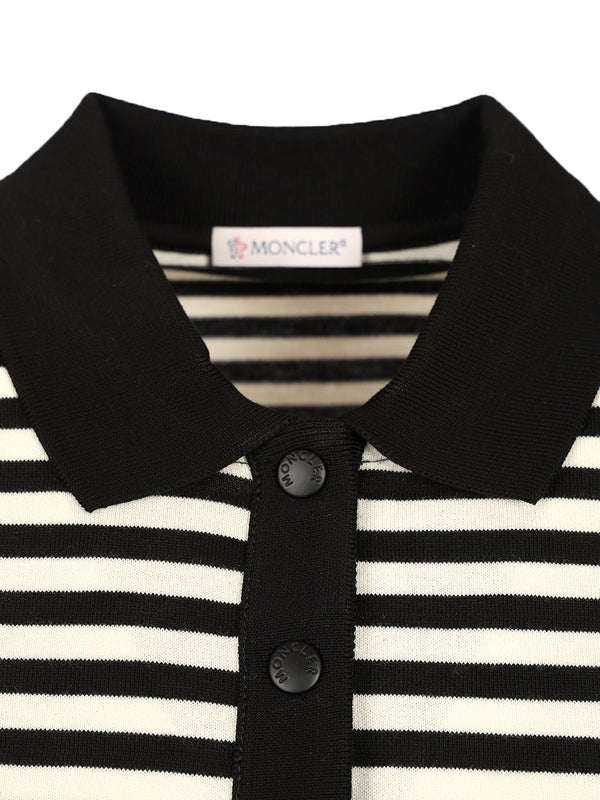Logo Patch Striped Polo Shirt - Image 4