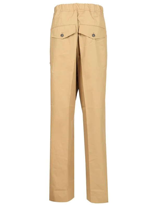 Drawstring Cotton Pants - Image 2