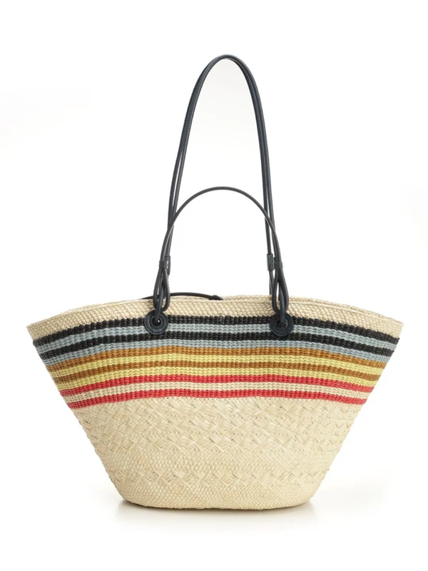 Anagram Medium Basket Tote Bag - Image 3