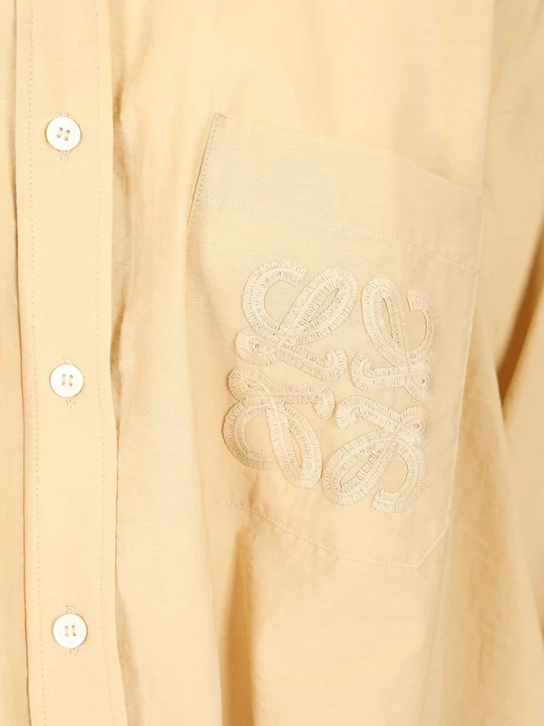 Anagram Embroidered Poplin Shirt - Image 5