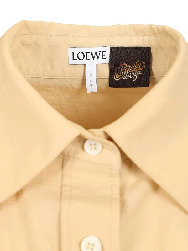 Anagram Embroidered Poplin Shirt - Image 6